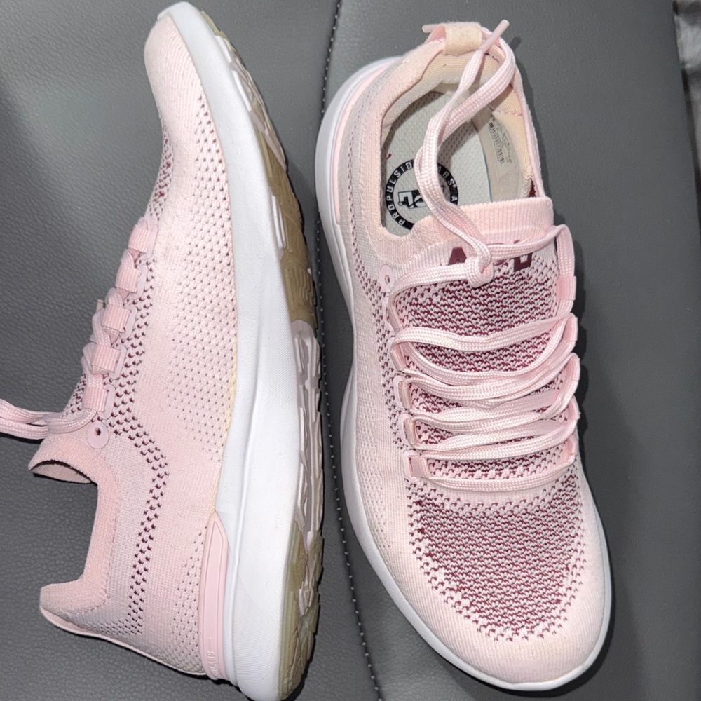 APL Women's Light Pink Knit Sneakers - Picture 3 of 6